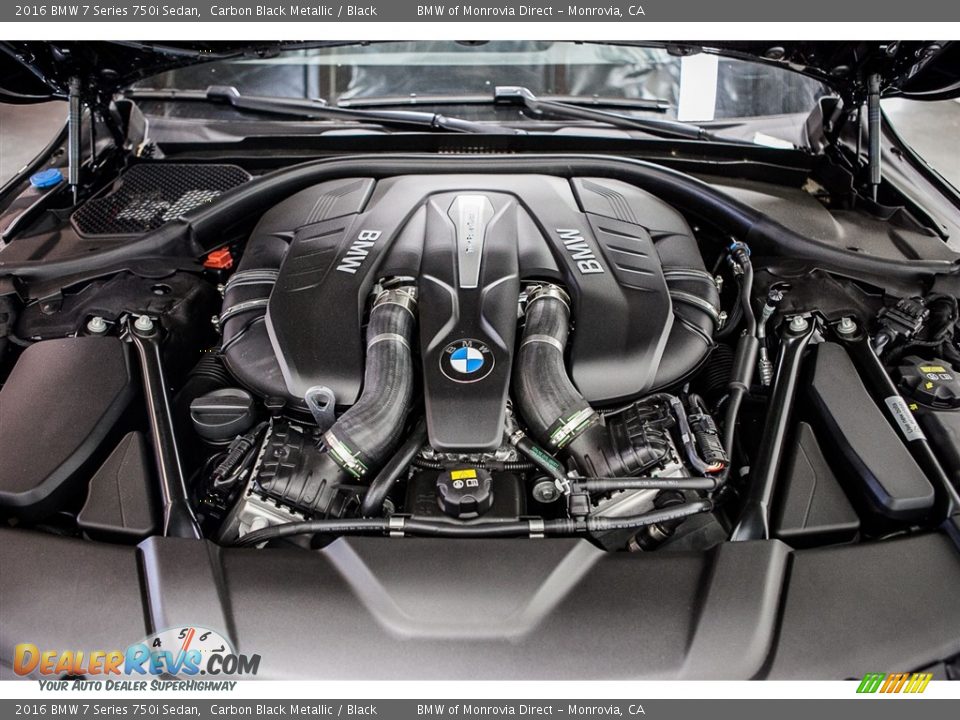 2016 BMW 7 Series 750i Sedan 4.4 Liter DI TwinPower Turbocharged DOHC 32-Valve VVT V8 Engine Photo #9