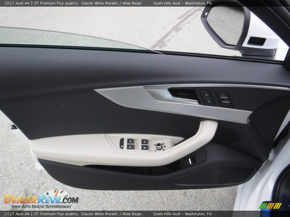 2017 Audi A4 2.0T Premium Plus quattro Glacier White Metallic / Atlas Beige Photo #19