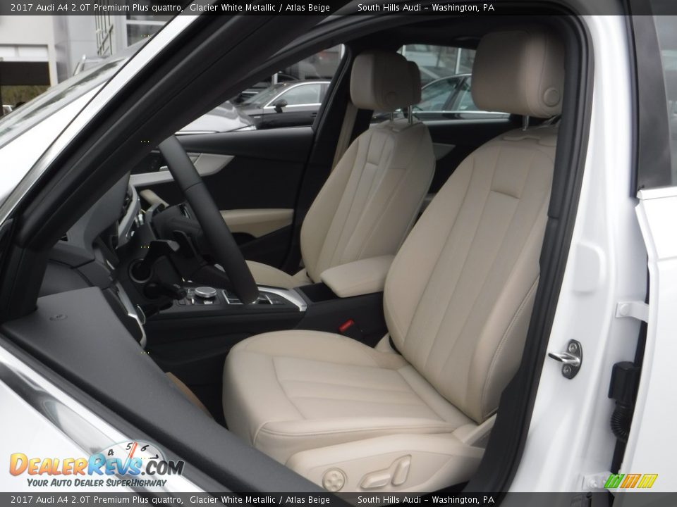 2017 Audi A4 2.0T Premium Plus quattro Glacier White Metallic / Atlas Beige Photo #20