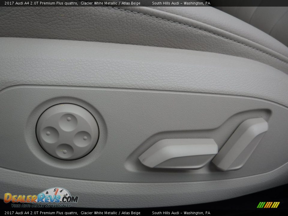 2017 Audi A4 2.0T Premium Plus quattro Glacier White Metallic / Atlas Beige Photo #21