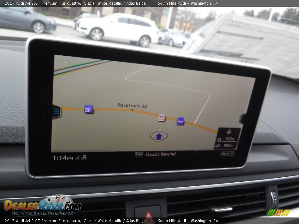 2017 Audi A4 2.0T Premium Plus quattro Glacier White Metallic / Atlas Beige Photo #23