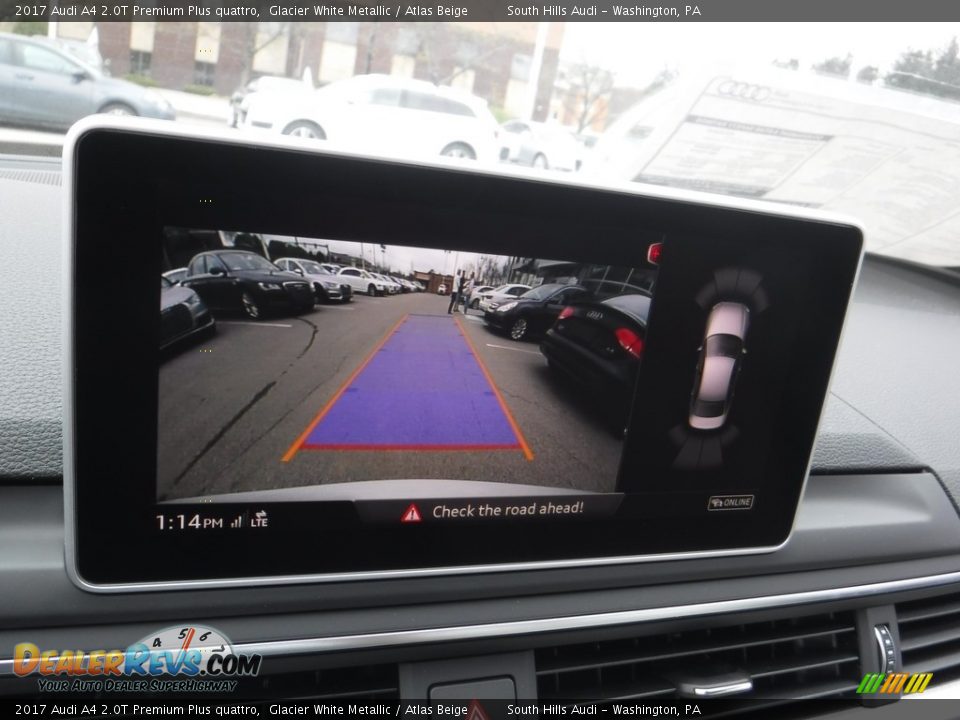 2017 Audi A4 2.0T Premium Plus quattro Glacier White Metallic / Atlas Beige Photo #24