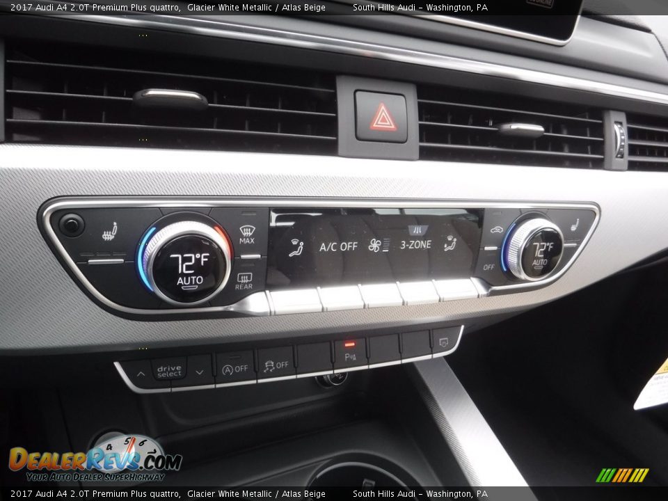 2017 Audi A4 2.0T Premium Plus quattro Glacier White Metallic / Atlas Beige Photo #25