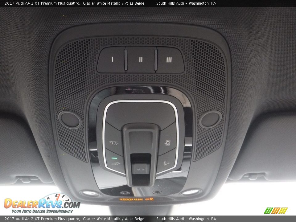 2017 Audi A4 2.0T Premium Plus quattro Glacier White Metallic / Atlas Beige Photo #26