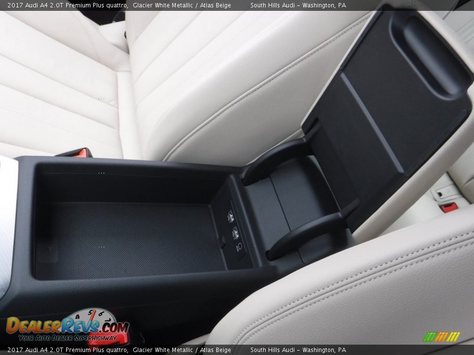 2017 Audi A4 2.0T Premium Plus quattro Glacier White Metallic / Atlas Beige Photo #30