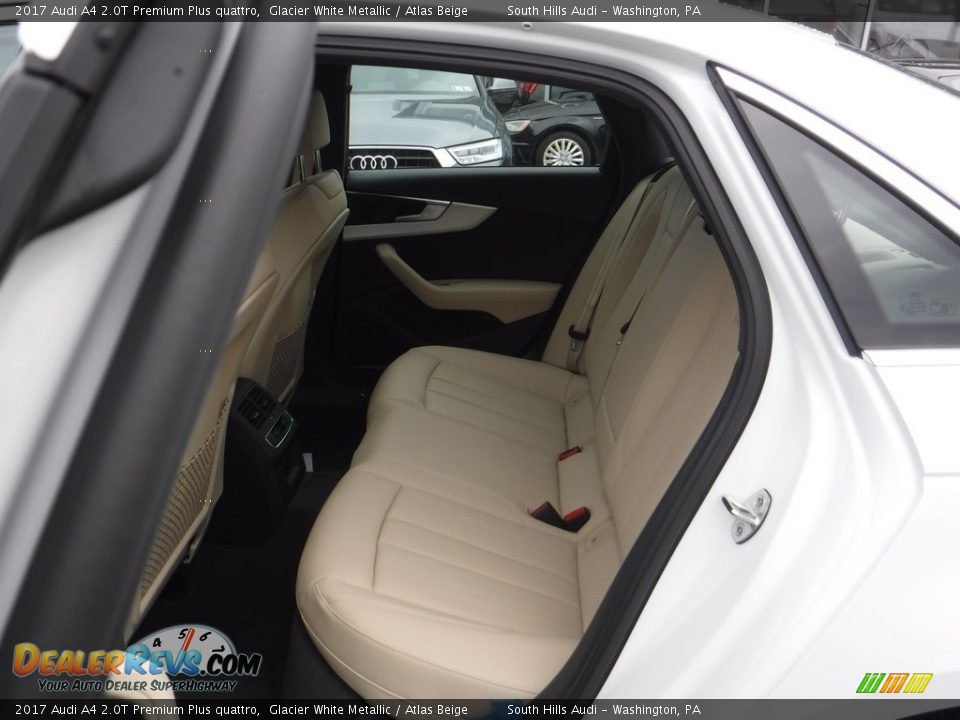 2017 Audi A4 2.0T Premium Plus quattro Glacier White Metallic / Atlas Beige Photo #33