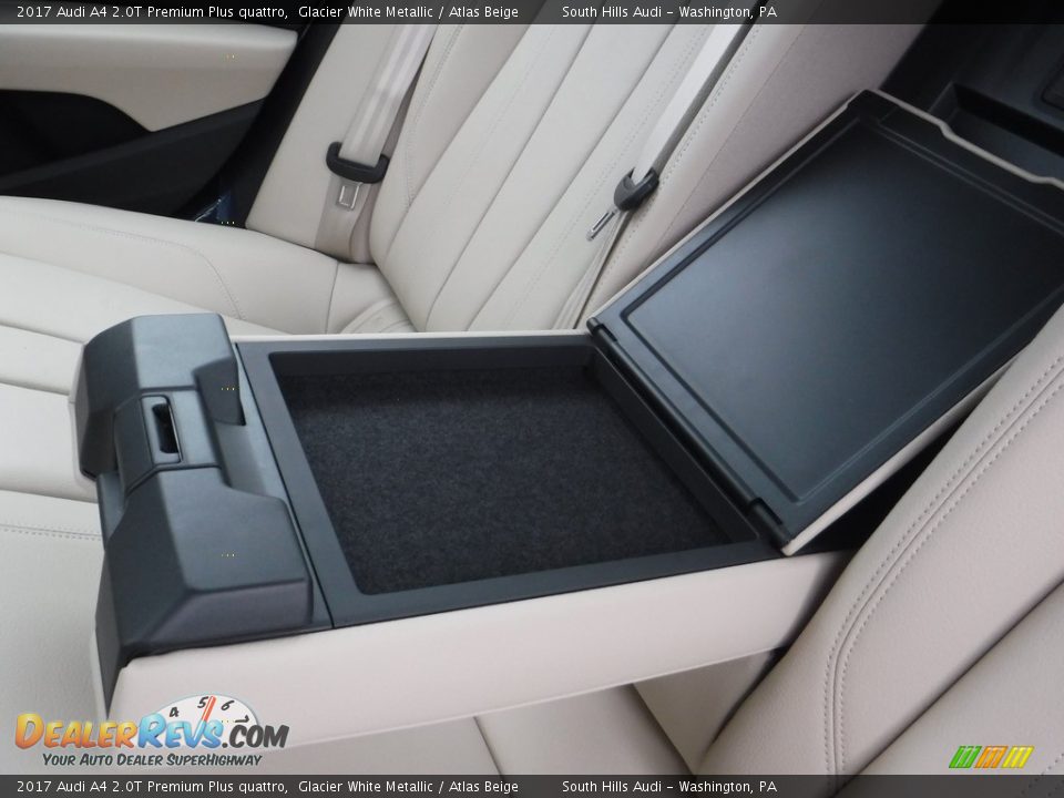 2017 Audi A4 2.0T Premium Plus quattro Glacier White Metallic / Atlas Beige Photo #34