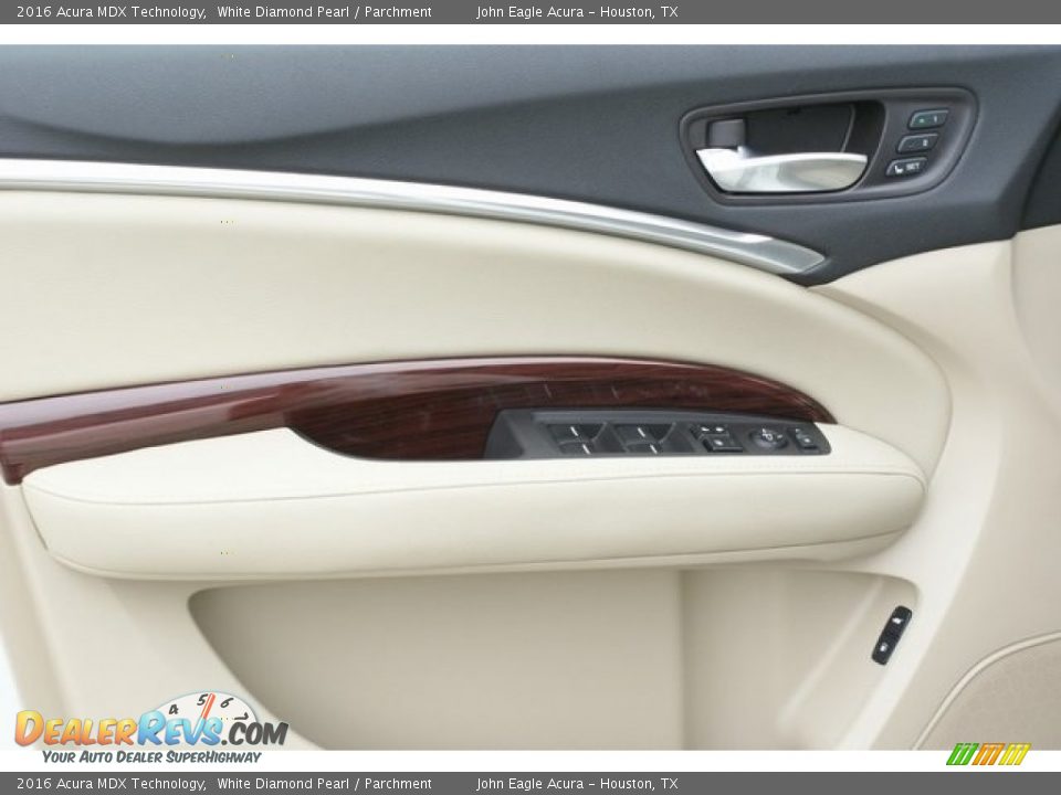 2016 Acura MDX Technology White Diamond Pearl / Parchment Photo #10