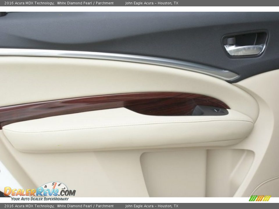 2016 Acura MDX Technology White Diamond Pearl / Parchment Photo #13