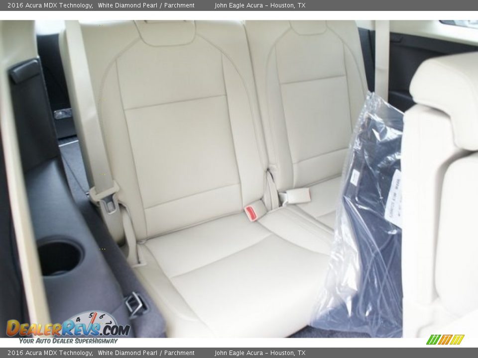 2016 Acura MDX Technology White Diamond Pearl / Parchment Photo #23