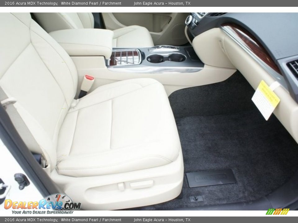 2016 Acura MDX Technology White Diamond Pearl / Parchment Photo #25