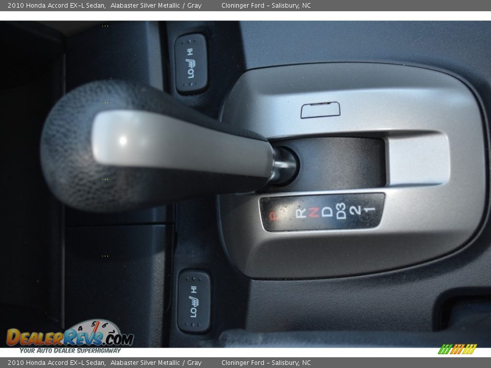 2010 Honda Accord EX-L Sedan Alabaster Silver Metallic / Gray Photo #19