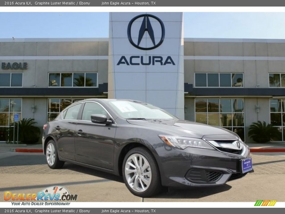 2016 Acura ILX Graphite Luster Metallic / Ebony Photo #1