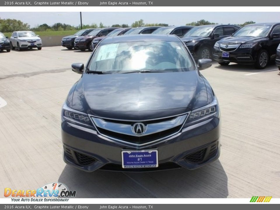 2016 Acura ILX Graphite Luster Metallic / Ebony Photo #2