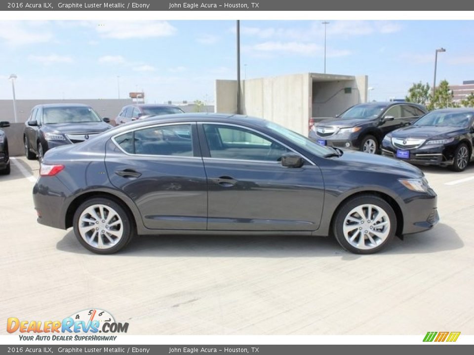 2016 Acura ILX Graphite Luster Metallic / Ebony Photo #8