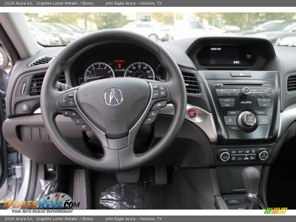 2016 Acura ILX Graphite Luster Metallic / Ebony Photo #9