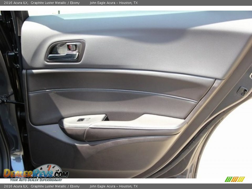 2016 Acura ILX Graphite Luster Metallic / Ebony Photo #16