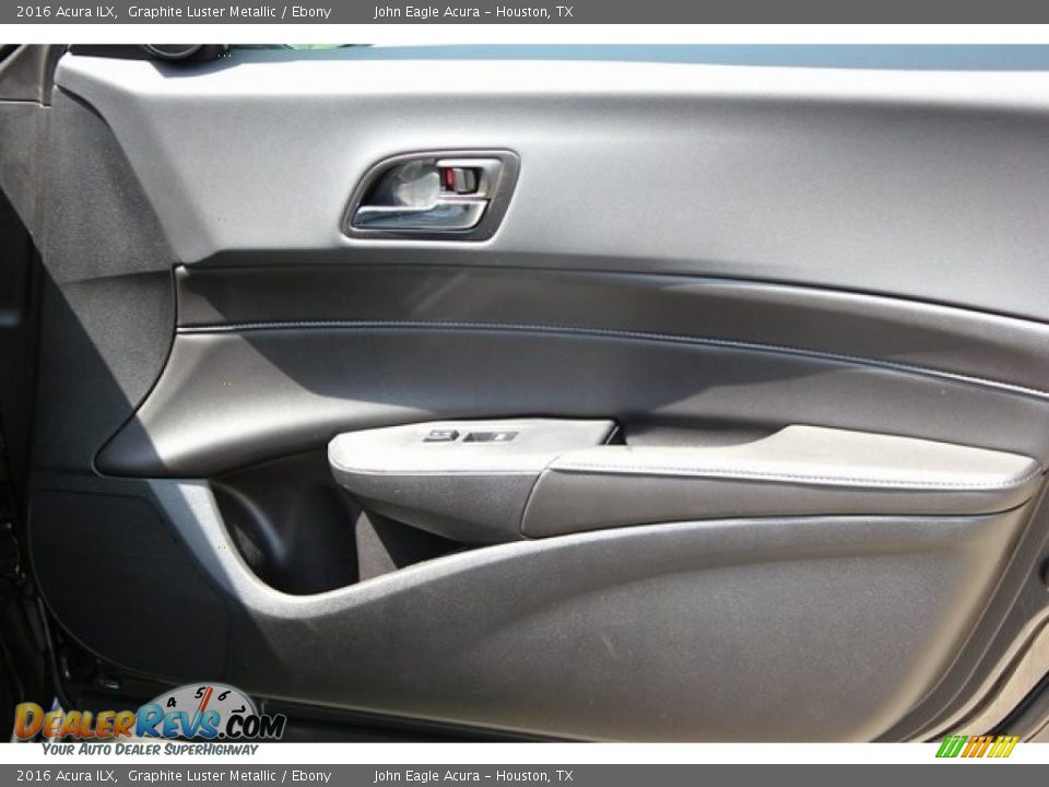 2016 Acura ILX Graphite Luster Metallic / Ebony Photo #18