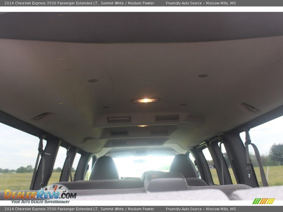 2014 Chevrolet Express 3500 Passenger Extended LT Summit White / Medium Pewter Photo #15