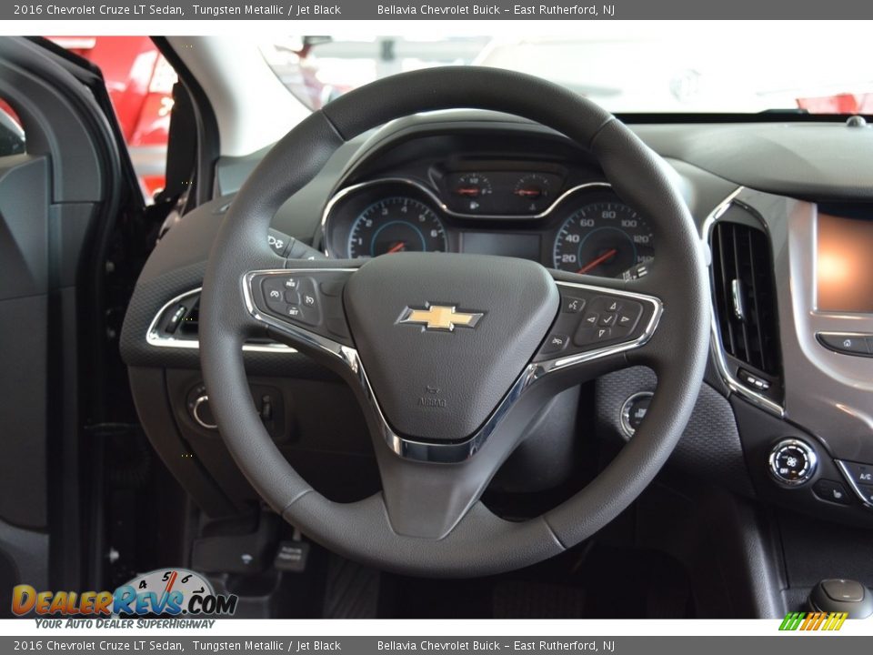 2016 Chevrolet Cruze LT Sedan Tungsten Metallic / Jet Black Photo #12