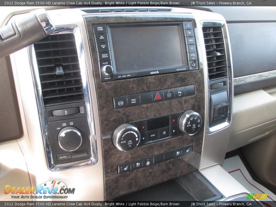 2012 Dodge Ram 3500 HD Laramie Crew Cab 4x4 Dually Bright White / Light Pebble Beige/Bark Brown Photo #22