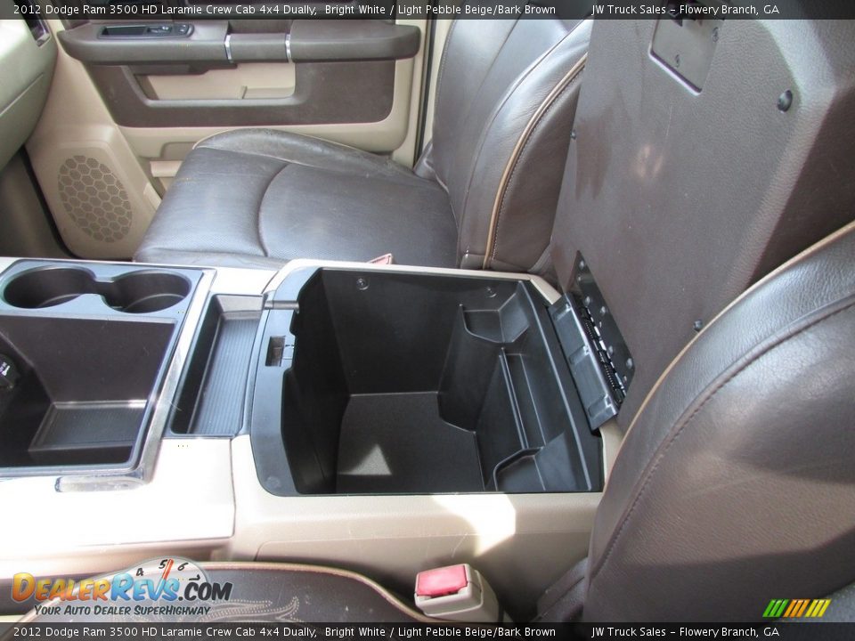 2012 Dodge Ram 3500 HD Laramie Crew Cab 4x4 Dually Bright White / Light Pebble Beige/Bark Brown Photo #26
