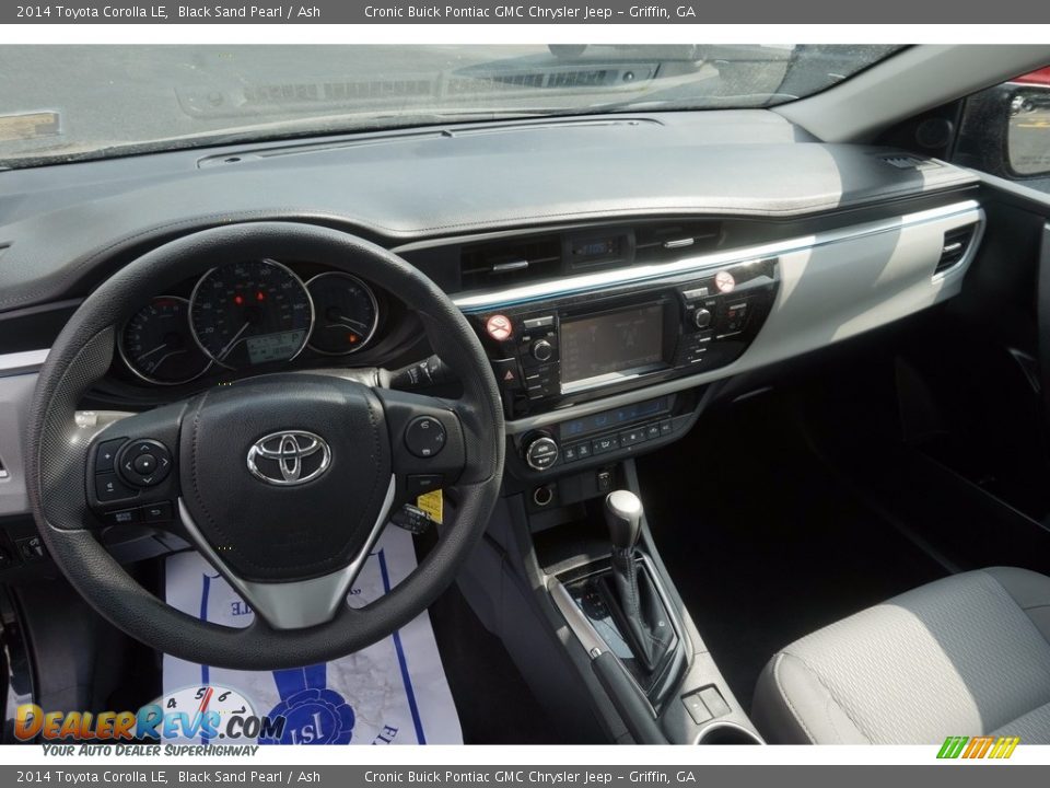 2014 Toyota Corolla LE Black Sand Pearl / Ash Photo #10