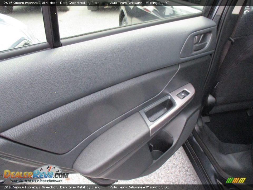 2016 Subaru Impreza 2.0i 4-door Dark Gray Metallic / Black Photo #25