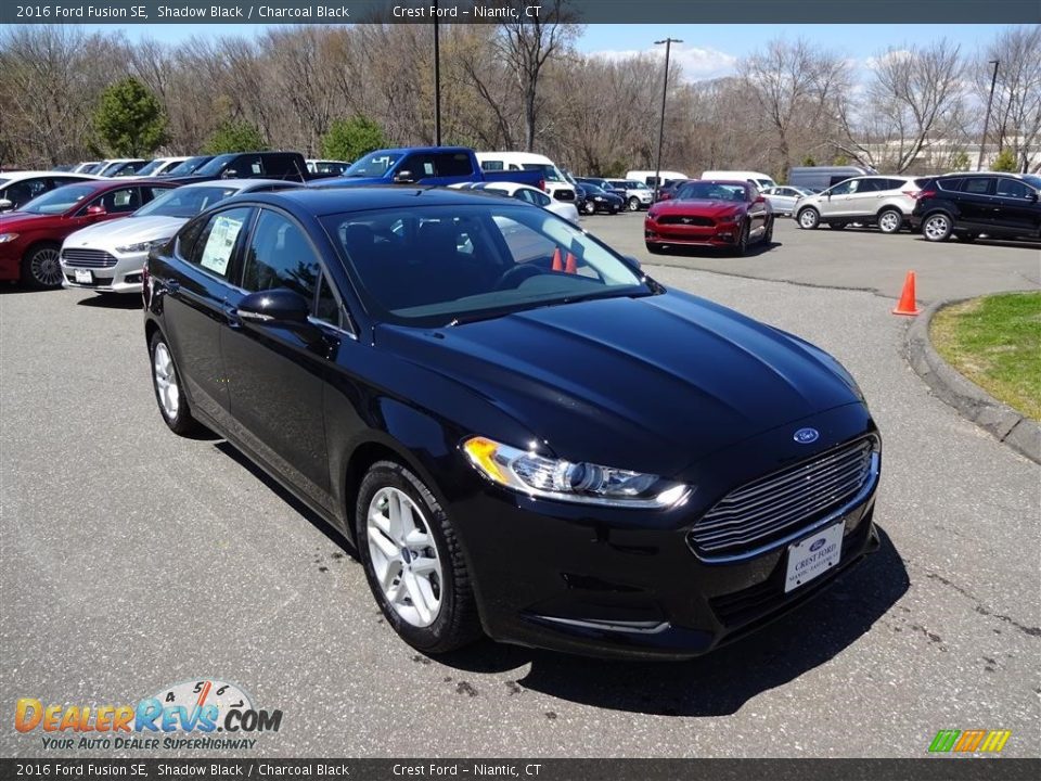 2016 Ford Fusion SE Shadow Black / Charcoal Black Photo #1