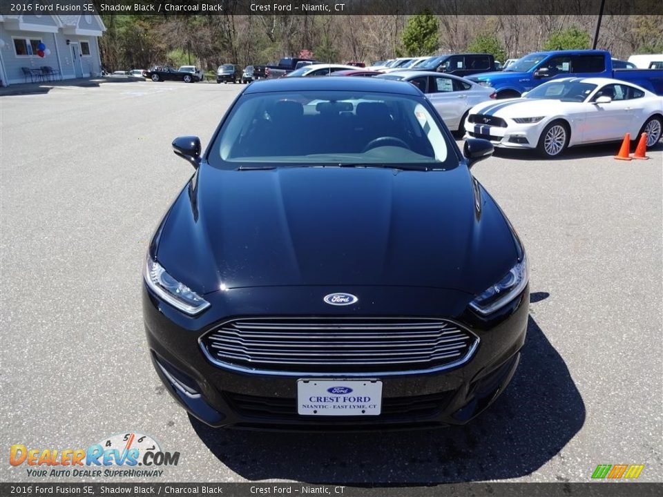 2016 Ford Fusion SE Shadow Black / Charcoal Black Photo #2