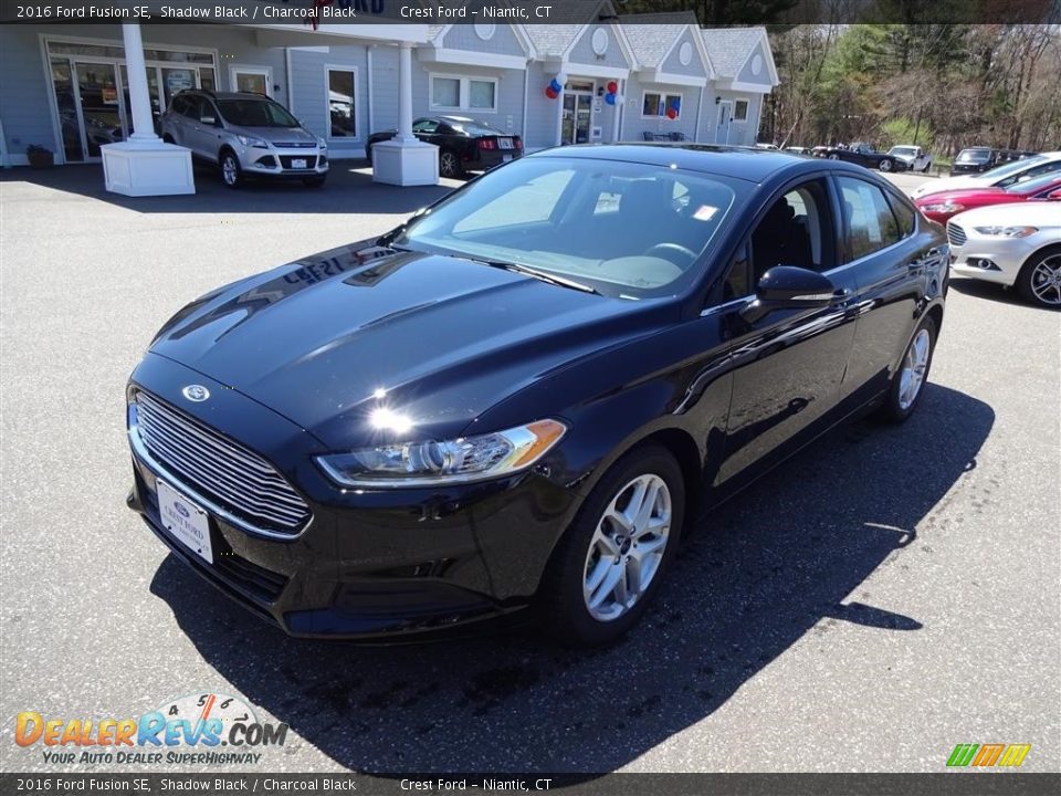 2016 Ford Fusion SE Shadow Black / Charcoal Black Photo #3