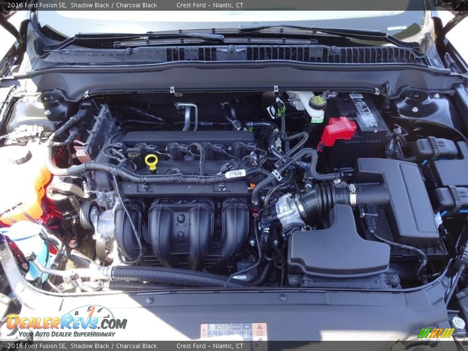 2016 Ford Fusion SE Shadow Black / Charcoal Black Photo #9