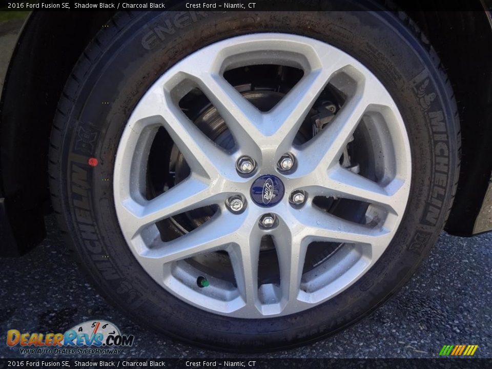 2016 Ford Fusion SE Shadow Black / Charcoal Black Photo #10