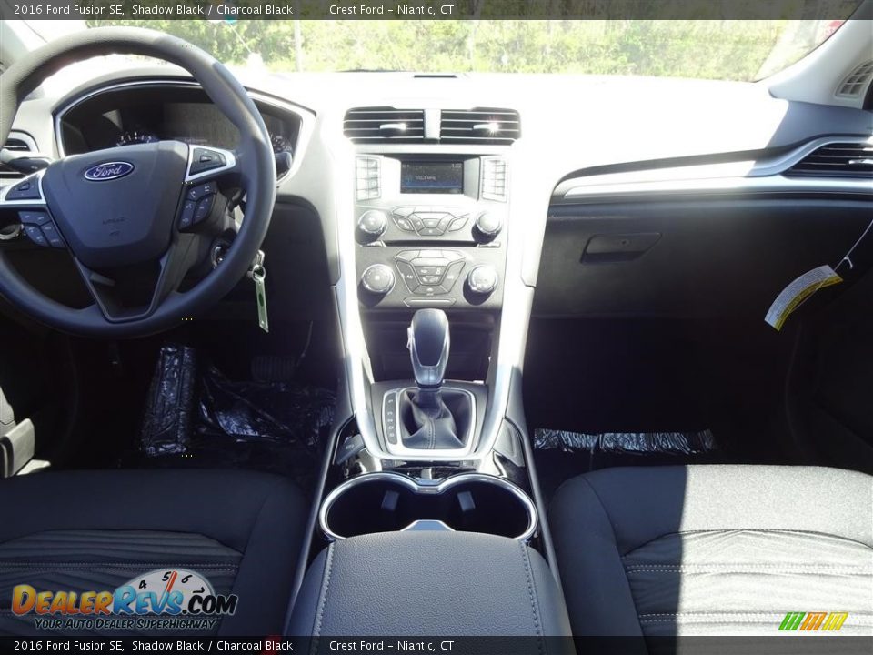2016 Ford Fusion SE Shadow Black / Charcoal Black Photo #13