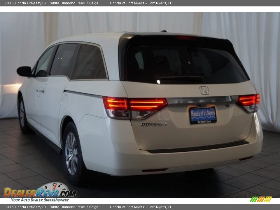 2016 Honda Odyssey EX White Diamond Pearl / Beige Photo #6