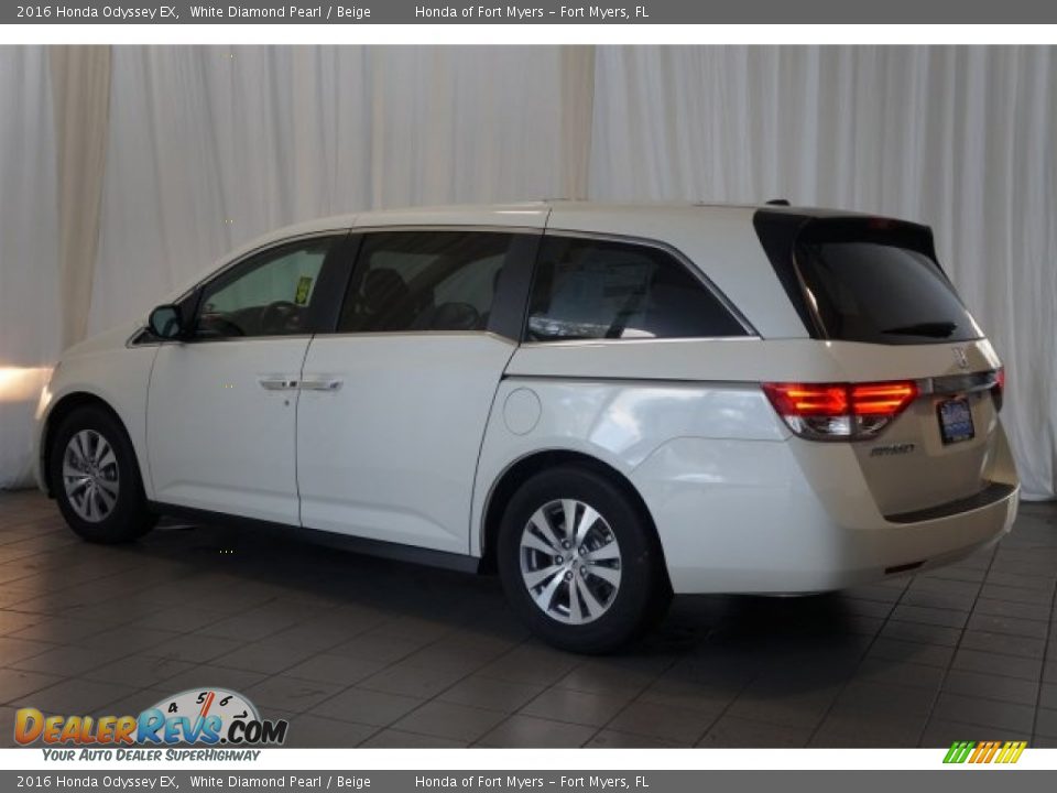 2016 Honda Odyssey EX White Diamond Pearl / Beige Photo #8