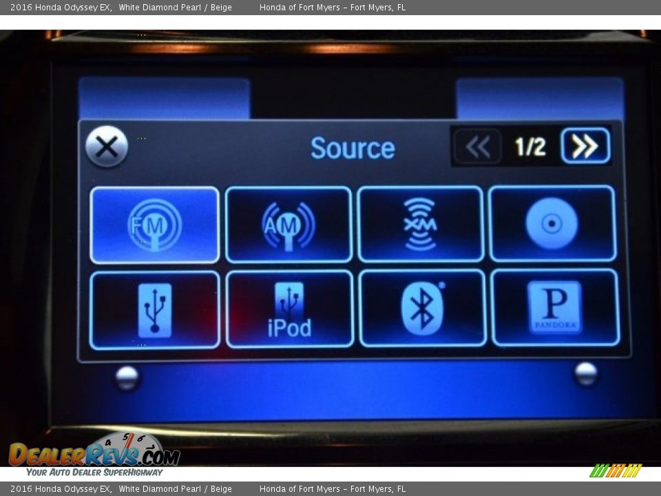 2016 Honda Odyssey EX White Diamond Pearl / Beige Photo #16