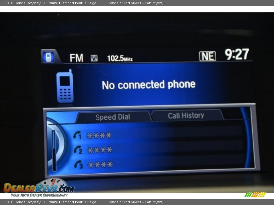 2016 Honda Odyssey EX White Diamond Pearl / Beige Photo #18