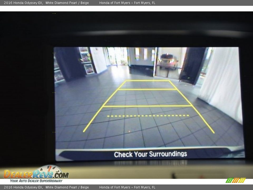 2016 Honda Odyssey EX White Diamond Pearl / Beige Photo #19