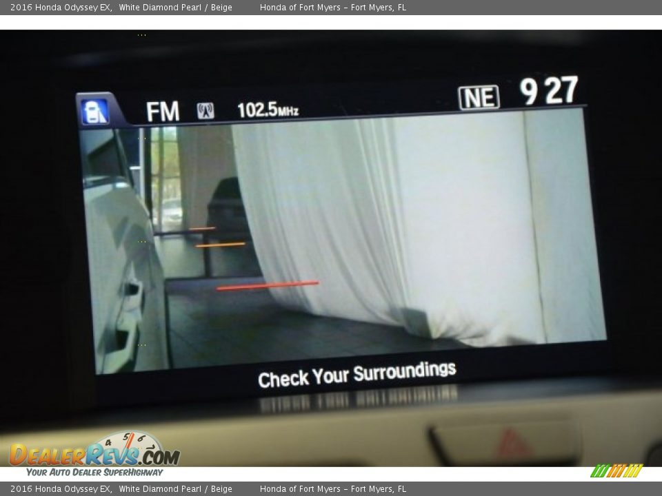 2016 Honda Odyssey EX White Diamond Pearl / Beige Photo #20