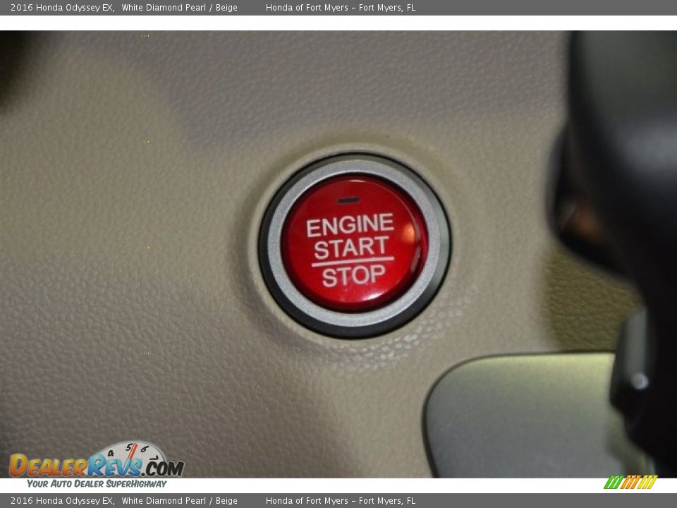 2016 Honda Odyssey EX White Diamond Pearl / Beige Photo #22