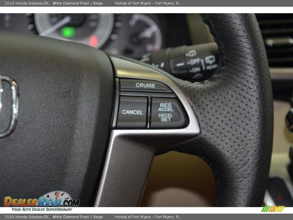 2016 Honda Odyssey EX White Diamond Pearl / Beige Photo #24
