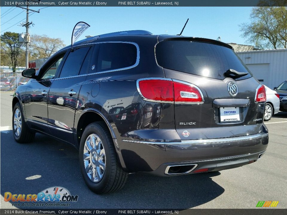2014 Buick Enclave Premium Cyber Gray Metallic / Ebony Photo #6