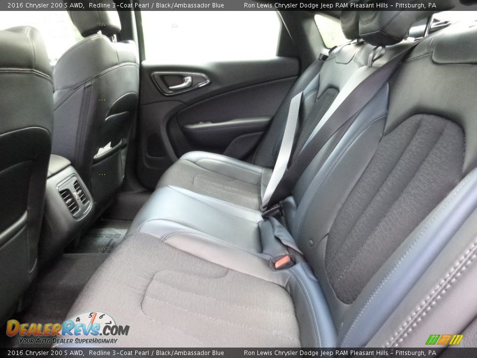 Rear Seat of 2016 Chrysler 200 S AWD Photo #11