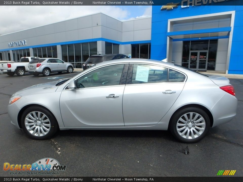 2013 Buick Regal Turbo Quicksilver Metallic / Ebony Photo #3