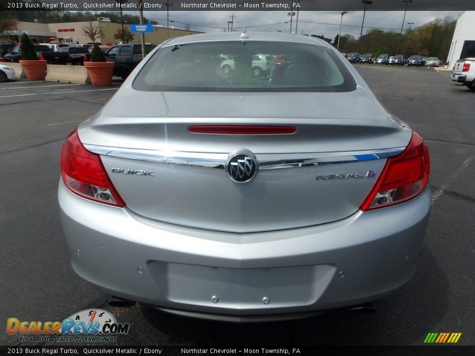 2013 Buick Regal Turbo Quicksilver Metallic / Ebony Photo #6