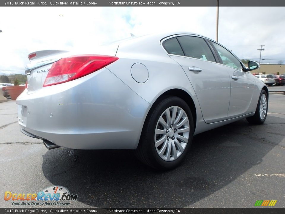 2013 Buick Regal Turbo Quicksilver Metallic / Ebony Photo #8
