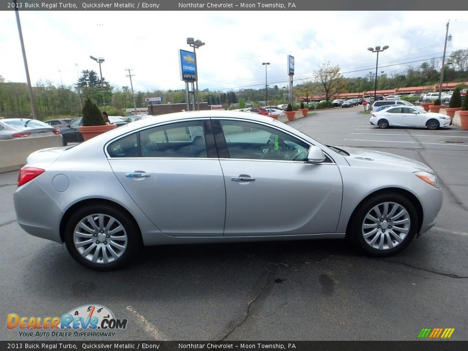 2013 Buick Regal Turbo Quicksilver Metallic / Ebony Photo #9