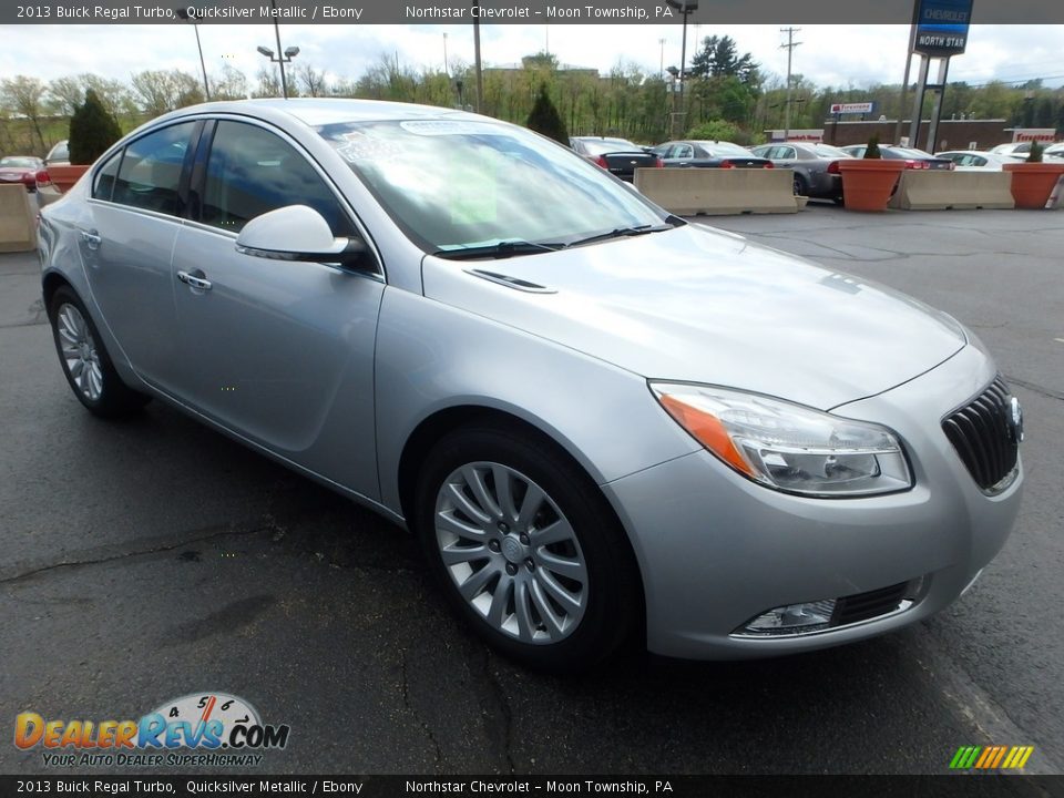 2013 Buick Regal Turbo Quicksilver Metallic / Ebony Photo #10