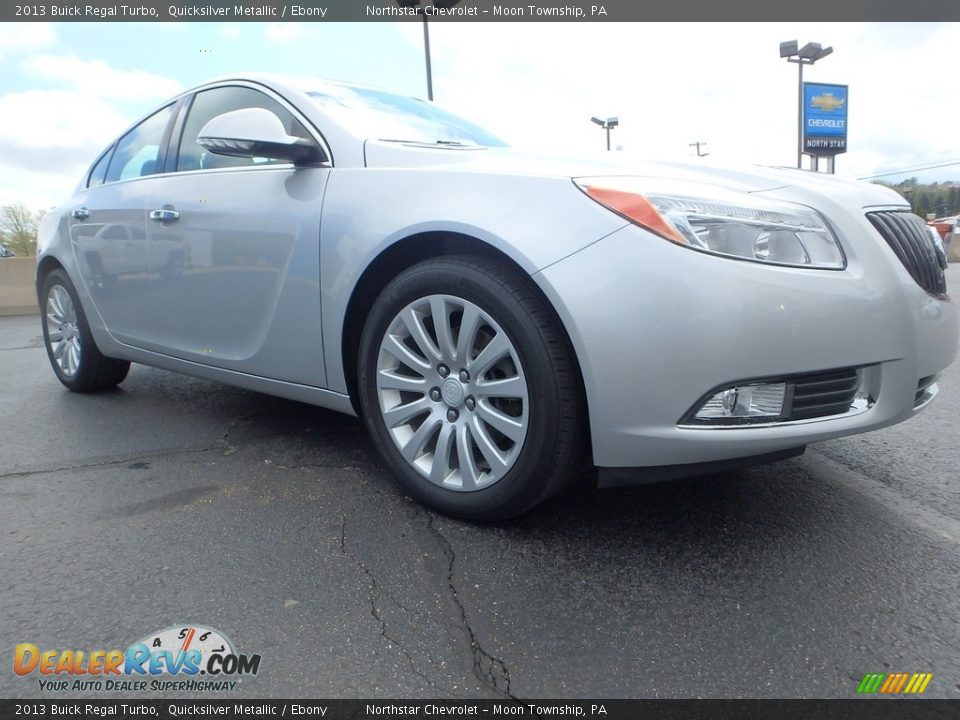 2013 Buick Regal Turbo Quicksilver Metallic / Ebony Photo #11